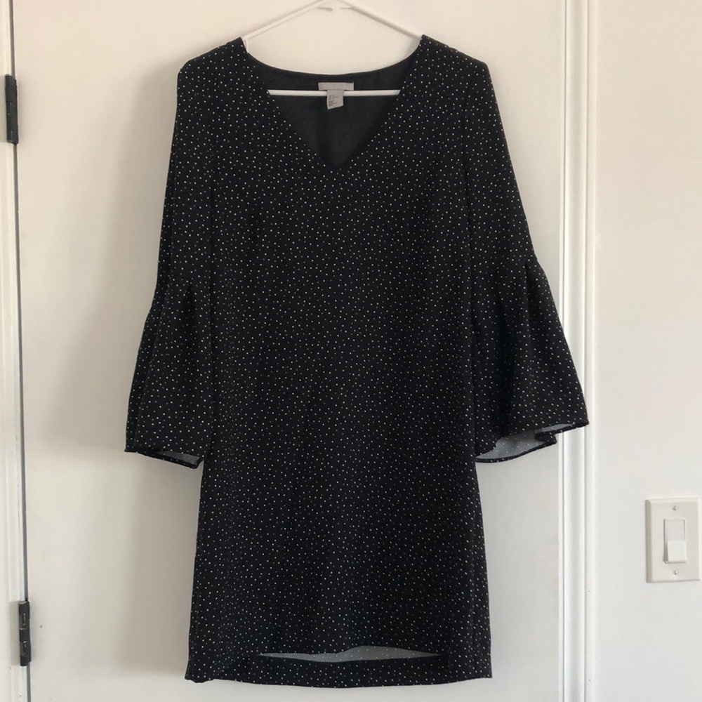 H&M V-neck Bell Sleeve Dress